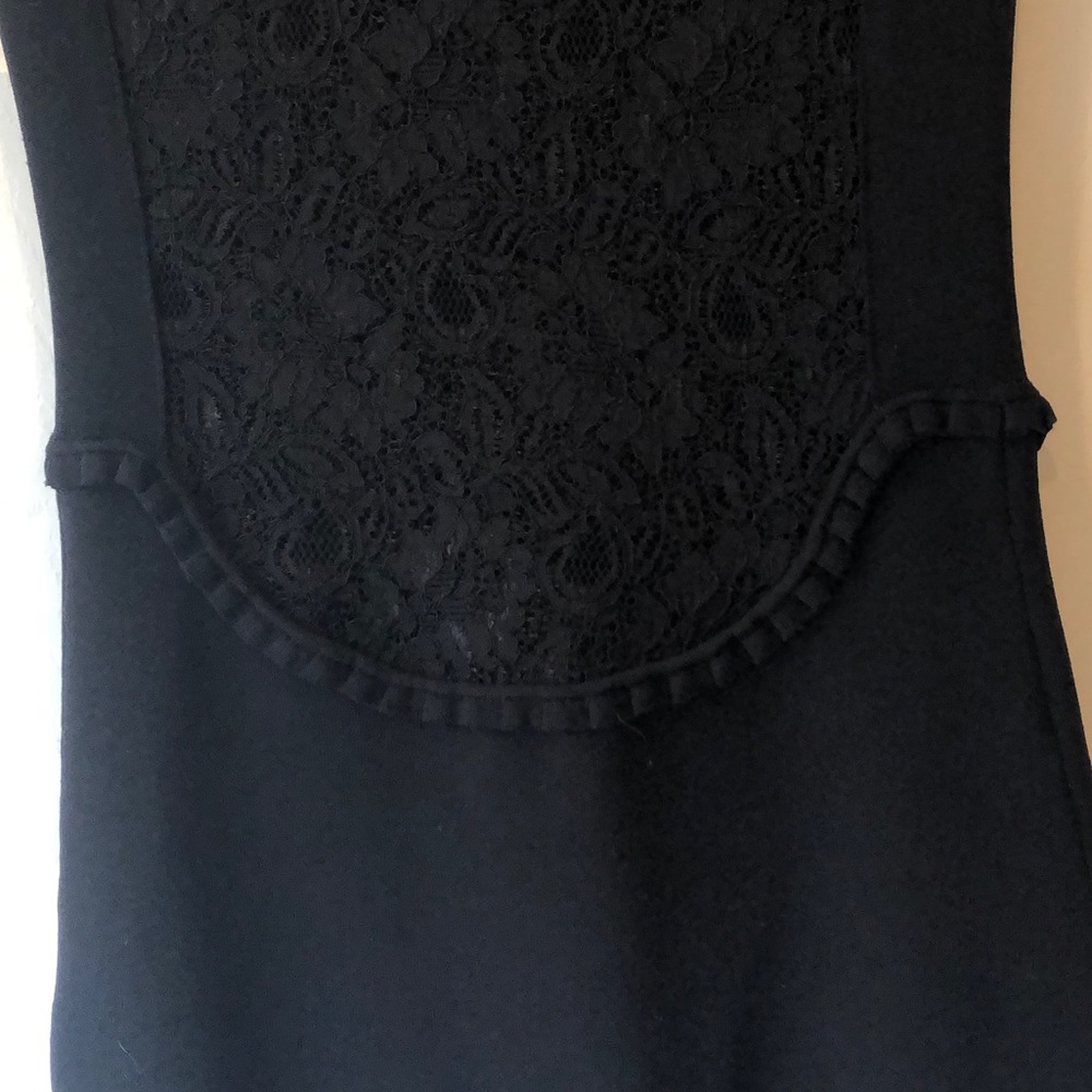 French Connection Short Sleeve Black Dress - Picture 4 of 10